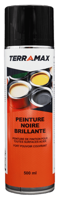 Consommables atelier - Peinture, marquage - Peinture noire brillante