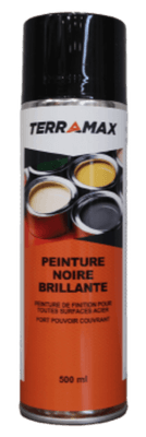 Consommables atelier - Peinture, marquage - Peinture noire brillante