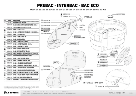 Abreuvement - Bacs - Bac PREBAC ovale 950 L