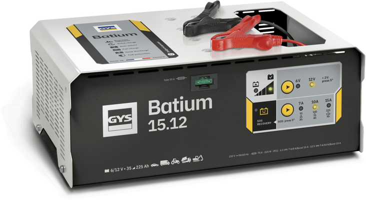 Batteries et accessoires - Chargeurs - Chargeur électronique BATIUM 15 - 12