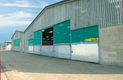 Elevage - Matériel - Store rapide avec rails de guidage pour des portes de 3 à 6 m