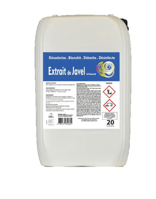 Consommables atelier - Nettoyants - Extrait de javel 9,6%