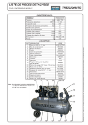 Compresseurs, outils pneumatiques - Compresseurs - Compresseur triphasé 200 L 9 bar